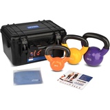 Kettlebell Set - Einsteiger Set 2kg-4kg-6kg im stabilen Hardcase Koffer - Fitness Training - Kettlebell Workout