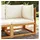 vidaXL Garten-Ecksofa Loungesofa beige