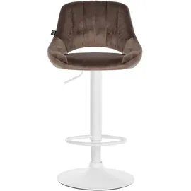 CLP Barhocker Milet 85 x 47 x 48 cm Braun/Weiß