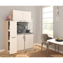 Respekta Miniküche MK130ESWOSS 130 cm weiß - Kochmulde