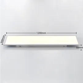 LINDBY Quais 1-flammig LED Panel 120 x 30 cm weiß
