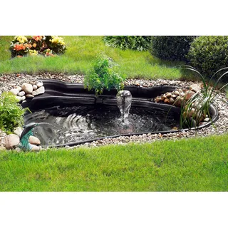 UBBINK »Start 500«, BxLxH: 140x179x50 cm, 500 l, (Set), inkl. Pumpe, Wasserspeier, Pflanzkörben