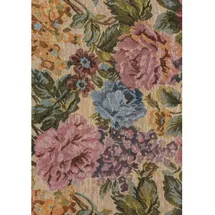 Bamyum Teppich Molis Bedruckter Teppich Chenille-Druck Maschinell Hergestellt 80 x 150 cm (80 x 150 cm)