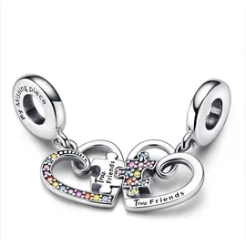 Pandora Puzzleteil Herzen Silber 792239C01