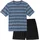 H.I.S. Pyjama gestreift Blau 44/46 (S)