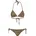 Animal Print Bikini Yellow Black L