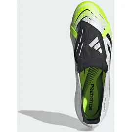 adidas Predator League Fold-Over Tongue FG/MG Herren Cloud White/Core Black/Lucid Lemon 39 1/3