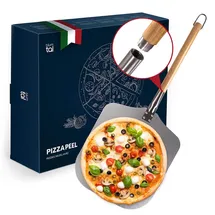 Blumtal Pizzaschieber 30,5 cm Aluminium/Edelstahl/Holz Weiß