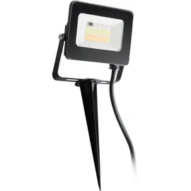 Heitronic Außenstrahler Aluminium 9,0 cm inkl. Erdspieß grau