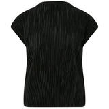 s.Oliver T-Shirt mit Plisseefalten, Black, 40