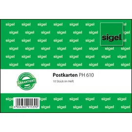 Sigel PH610/25 Postkarten blanko weiß, A6, 250 Stück