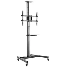 Ricoo FS0364 TV-Ständer 102-191 cm Schwarz Glas/Kunststoff/Stahl
