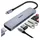 Benfei USB C HUB 7in1,USB-C HUB Multiport Adapter mit HDMI(4K@60Hz Zertifiziert)/100W Power Delivery/3*USB 3.0 5Gbps/SD/TF Card Reader(160MB/s) für iPhone 15 Pro/Max MacBook iPad Pro iMac S23 XPS17
