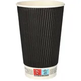 Papstar Trinkbecher Pappe 0,4 l 25 St. Ripple Wall