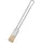 Rösle Backpinsel PRO 2,5 cm, Hochwertiger Pinsel mit PBT-Kunststoffborsten zum Einfetten und Glasieren, Drahtgriff, Edelstahl 18/10, silbern/weiß