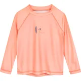 Playshoes Unisex Kinder Langarmshirt Rash-Guard-Shirt, Lang Rosa Surfbrett, 74/80 cm