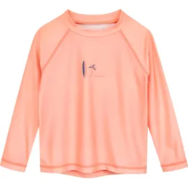 Playshoes Unisex Kinder Langarmshirt Rash-Guard-Shirt, Lang Rosa Surfbrett, 74/80 cm