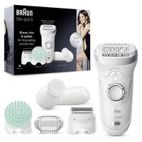 Braun Silk-épil 9 9-865 weiß/silber