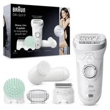 Braun Silk-épil 9 9-865 weiß/silber