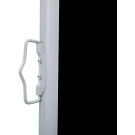 vidaXL Ausziehbare Seitenmarkise 120 x 600 cm Schwarz