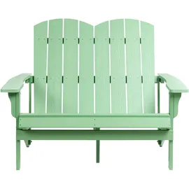 Beliani Adirondack 125 cm Hellgrün