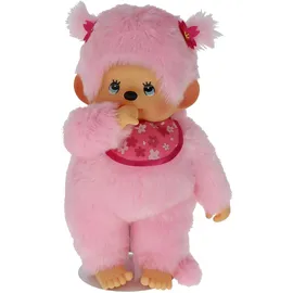 Monchhichi Kuschelpuppe 45 cm Pink/Rosa