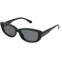 Michael Kors 0MK2210U Asheville Damen-Sonnenbrille Vollrand Schmal Acetat-Gestell, Schwarz