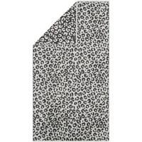 CAWÖ Two-Tone Leo Duschtuch 80 x 150 cm grau