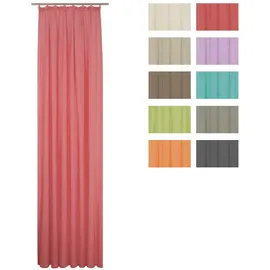 Wirth Vorhang WIRTH "LORCA" Gr. 1, beige (creme), B:132cm H:150cm, Obermaterial: 66% Polyester, 34% Baumwolle, Gardinen