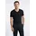 Olymp T-Shirt Casual V-Ausschnitt schwarz S