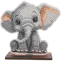 Craft Buddy Crystal Art Wildlife Buddies Elephant Diamond Painting