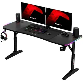 huzaro Hero 4.6 RGB Gaming Tisch Schwarz