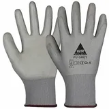 Hase Safety Gloves GmbH PU Grey Montagehandschuh Gr. 9 | 1 Paar