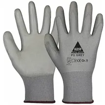 Hase Safety Gloves GmbH PU Grey Montagehandschuh Gr. 9 | 1 Paar