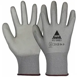 Hase Safety Gloves GmbH PU Grey Montagehandschuh Gr. 9 | 1 Paar