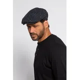 JP 1880 Herren große Größen Übergrößen Menswear L-8XL Schirmmütze, Fischgrat-Muster, Woll-Qualität dunkel marine M 724621730-M - M