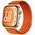 Huawei Watch Fit 5 Pro BT 44 mm Titangehäuse Gold Flourelastomerarmband Orange