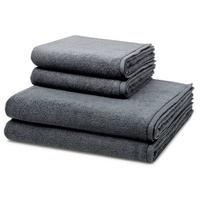 Ross Sensual Skin Handtuch-Set (4-teilig) Handtücher 4 ct Schwarz
