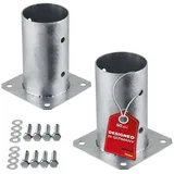 SO-Tech Zaunpfosten 80 mm x 152 mm Silber/Feuerverzinkt