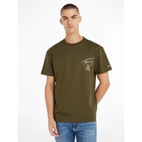 Tommy Jeans T-Shirt »TJM CLSC GOLD SIGNATURE BACK TEE«, Gr. XXXL, Drab Olive Green, , 76281246-XXXL
