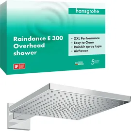 Hansgrohe Raindance E 300 1jet Kopfbrause mit Brausearm chrom