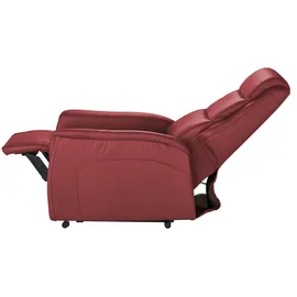 Hukla Ledersessel Dean ¦ rot ¦ Maße (cm): B: 70 H: 107 T: 88.0