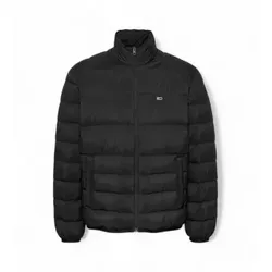 Tommy Jeans für Herren. DM0DM20686 Packbarer LT-Daunenmantel schwarz (S), Lässig, Nylon