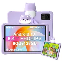 DOOGEE T20 Mini Kid Tablet für Kinder 8.4 Zoll 9GB RAM+128GB ROM Android 13 Kinder Tablet Dual 4G, 5G WiFi, 5060mAh kindertablet, Lila