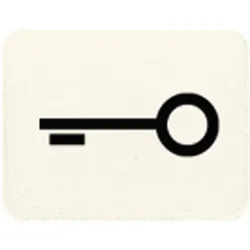 1St. Jung 33T Taster-Symbol Tür 33 T