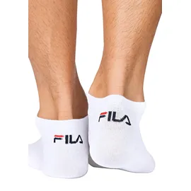 Fila UNISEX INVISIBLE PLAIN SOCKS 6er Pack Weiß 43-46