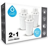 Dafi Classic 2+1 Filterpatronen (Schachtel), Wasserfilter, Weiss