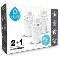 Dafi Classic 2+1 Filterpatronen (Schachtel), Wasserfilter, Weiss