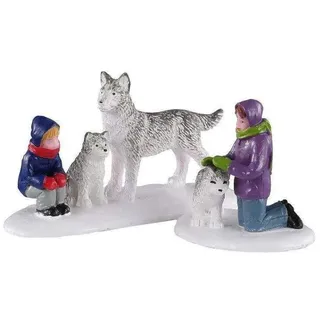 Lemax - Future Sled Dogs 02941 Figur Weihnachtsdorf Winterdorf