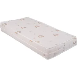 Kikkaboo Babybett-Matratze CocoCraft, 120 x 60 x 15 cm 3D-Schaum, 2 Schichten beige